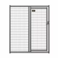 Master Paws 6' H X 5' W Commercial Grade Welded Wire Kennel Gate