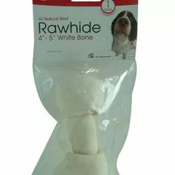 Master Paws® White Rawhide Dog Chew Bone