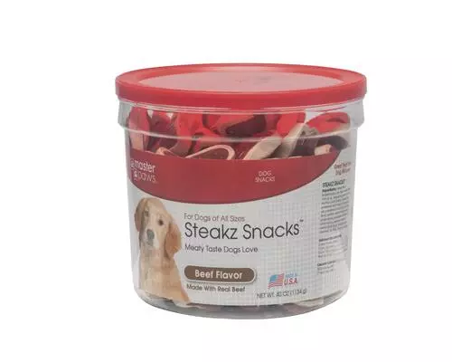 Master Paws® Steakz Snacks® Beef Flavor Dog Treats - 40 Oz 5 Master Paws® Steakz Snacks® Beef Flavor Dog Treats - 40 Oz - Image 3