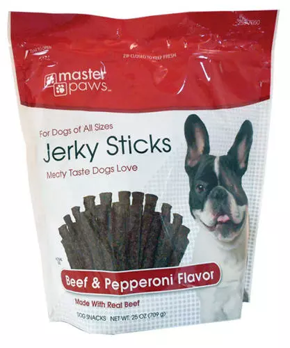 Master Paws® Beef & Pepperoni Flavor Jerky Sticks Dog Treats - 25 Oz 3 Master Paws® Beef & Pepperoni Flavor Jerky Sticks Dog Treats - 25 Oz