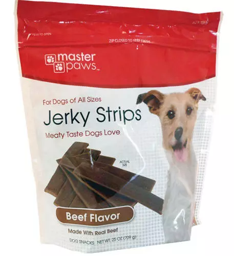 Master Paws® Beef Flavor Jerky Strips Dog Treats - 25 Oz 3 Master Paws® Beef Flavor Jerky Strips Dog Treats - 25 Oz