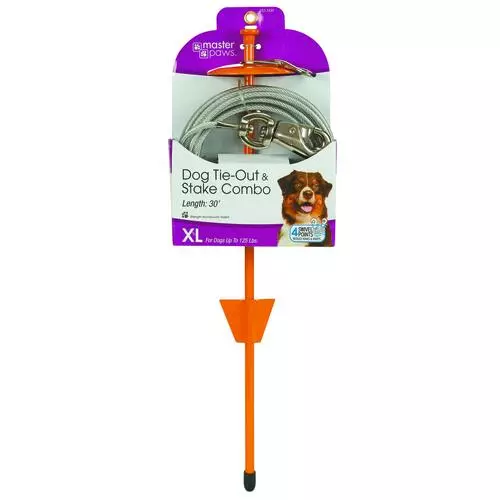 Master Paws® 30' Dog Tie-Out With Dome Stake - X-Large 5 Master Paws® 30' Dog Tie-Out With Dome Stake - X-Large - Image 3