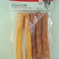 Master Paws® Rawhide Dog Chew Reteriver Roll 5 Pack