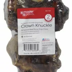 Master Paws® Beef Crown Knuckle Dog Chew - 2 Ct