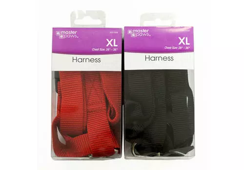 Master Paws® Extra Large Adjustable Nylon Dog Harness - Assorted Colors 3 Master Paws® Extra Large Adjustable Nylon Dog Harness - Assorted Colors