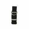 Master Paws® Adjustable Metal Black Nylon Dog Collar - Large