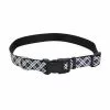 Master Paws® Black & White Reflective Adjustable Dog Collar - Small 2 Master Paws® Black & White Reflective Adjustable Dog Collar - Small -Master Paws Sales Store 2533803