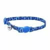 Master Paws® 3/8" Fashion Blue Leopard Print Adjustable Breakaway Cat Collar -Master Paws Sales Store 2533911