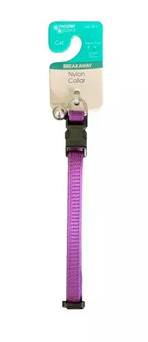 Master Paws® 3/8" Adjustable Purple Snag-Proof Cat Collar 3 Master Paws® 3/8" Adjustable Purple Snag-Proof Cat Collar