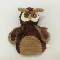 Master Paws Owl Stuffing-Free Dog Toy - Assorted Colors