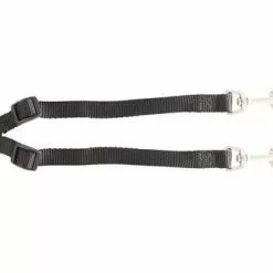 Master Paws® Adjustable Black Nylon Dog Leash Coupler - Medium