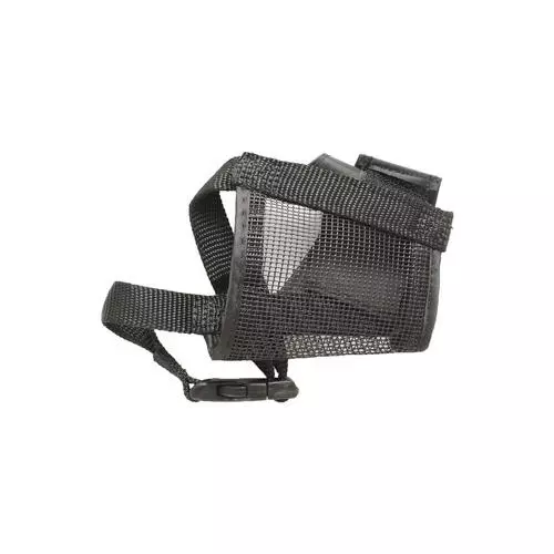 Master Paws® Black Nylon Dog Muzzle - Small 4 Master Paws® Black Nylon Dog Muzzle - Small - Image 2
