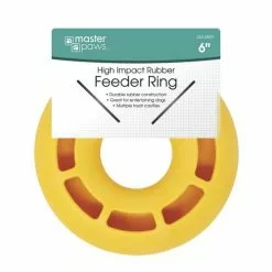 Master Paws® High Impact Rubber Feeder Ring Dog Toy - 6" -Master Paws Sales Store 575502 1