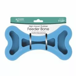 Master Paws® High Impact Rubber Feeder Bone Dog Toy - 7.5" -Master Paws Sales Store 575503 1