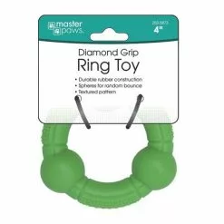 Master Paws® Diamond Grip Ring Dog Toy - 4" -Master Paws Sales Store 575516 1