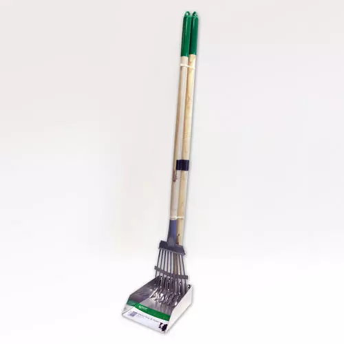 Master Paws™ 36" Metal Tray & Rake Pet Waste Scooper 3 Master Paws™ 36" Metal Tray & Rake Pet Waste Scooper