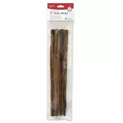 Master Paws 12" Bully Sticks Dog Chews - 4 Pack