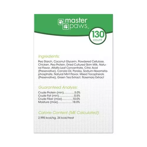 Master Paws® Tiny Dental Brushes Dog Chew Treats - 36 Oz 4 Master Paws® Tiny Dental Brushes Dog Chew Treats - 36 Oz - Image 2